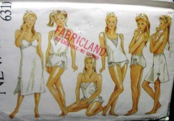 6310  NEW LOOK UNDERSLIP, TEDDY,  CAMI, BODYSUIT, KNICKERS PATTERN 8-16 cut